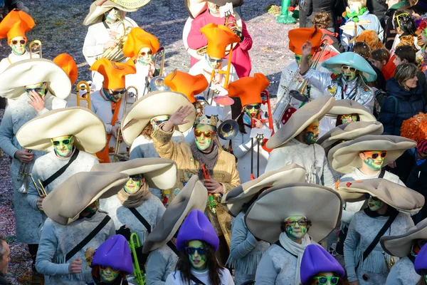 Gente en el carnaval de Tesserete en Suiza —  Fotos de Stock