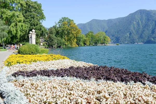 Ботанический парк Ciani в Лугано, Швейцария — стоковое фото