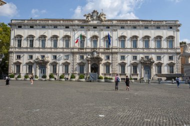 Roma, İtalya - 16 Eylül 2020: İtalya 'da Qurinale Meydanı
