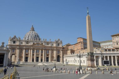 Vatikan Şehri, Vatikan - 17 Eylül 2020: Vatikan 'da Aziz Peter Bazilikası