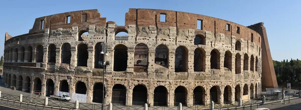 Panoramautsikt Över Romerska Colossum Roma Italien — Stockfoto