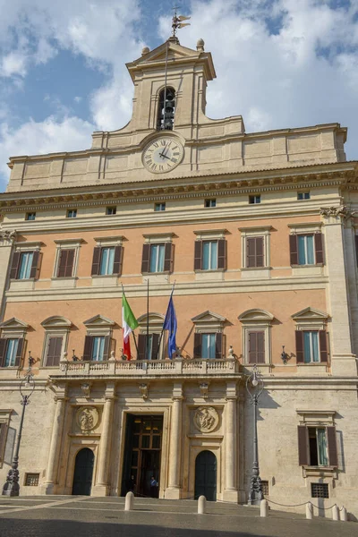 Rome Italie Septembre 2020 Palais Montecitorio Siège Parlement Rome Sur — Photo