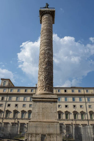 Colonne Devant Palais Gouvernement Chigi Rome Sur Italie — Photo