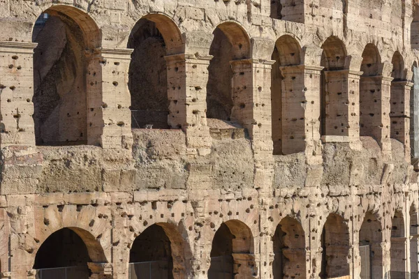 Detalhe Romano Colossum Roma Sobre Itália — Fotografia de Stock