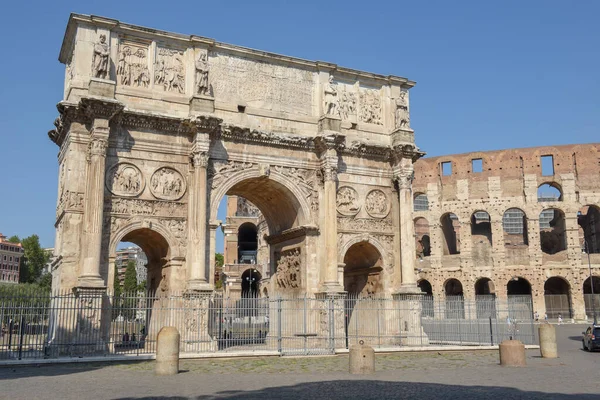 Boog Van Constantijn Roma Italië — Stockfoto