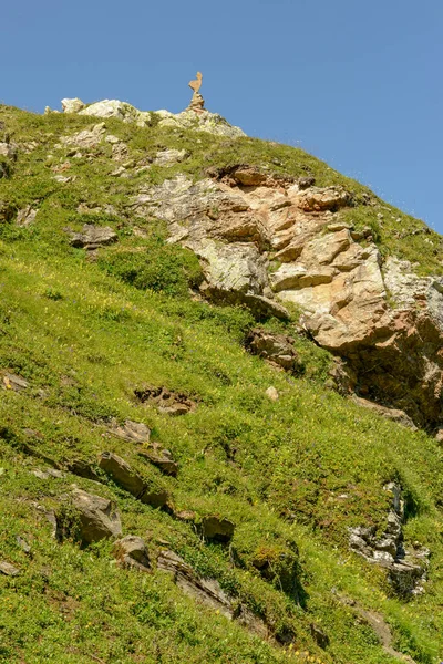 Bergslandskap Över Engelberg Schweiziska Alperna — Stockfoto