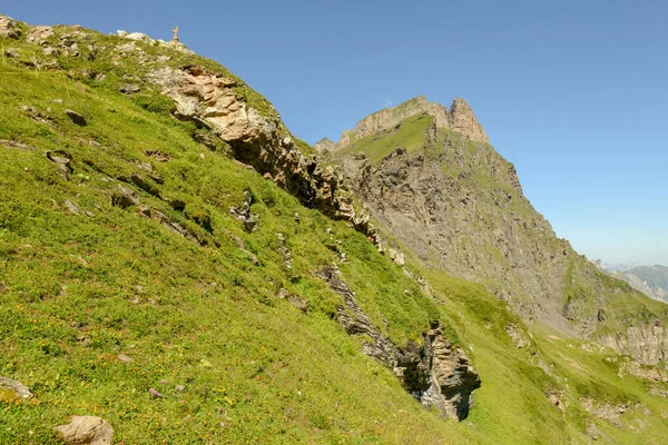 Paesaggio Montano Sull Engelberg Sulle Alpi Svizzere — Foto Stock