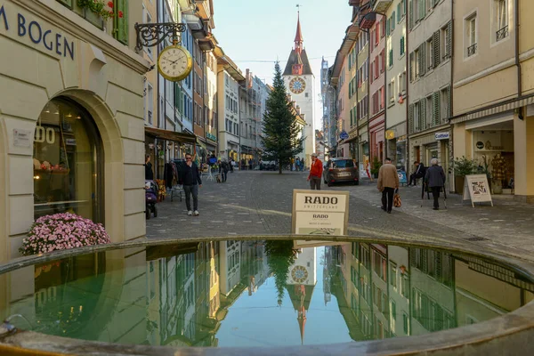 2020年11月15日 スイス ブレムガーデン市 — ストック写真