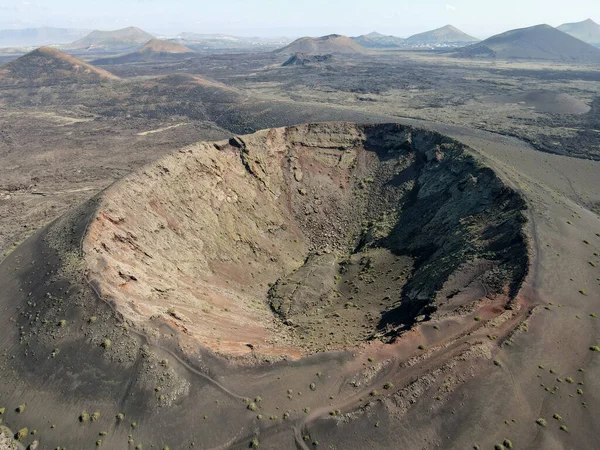 Landscape Volcano Canary Island Lanzarote Spain — Stock Photo, Image