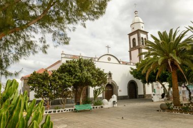 İspanya 'daki Kanarya Adaları' ndaki Lanzarote 'de Arrecife' in Koloni Mimarisi