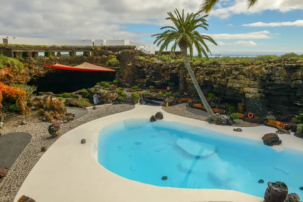 Lanzarote Spanien Januari 2021 Jameos Del Agua Konstnären Cesar Manrique — Stockfoto