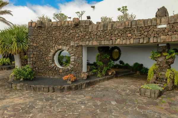 Lanzarote Espanha Janeiro 2021 Jameos Del Água Artista Cesar Manrique — Fotografia de Stock