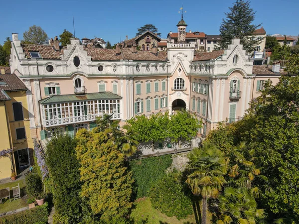 Dům Kde Spisovatel Hermann Hesse Pobýval Montagnole Italské Části Švýcarska — Stock fotografie