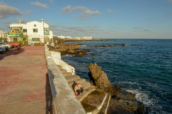 Punta Mujeres Spanya Ocak 2021 Spanya Nın Lanzarote Adasındaki Punta — Stok fotoğraf