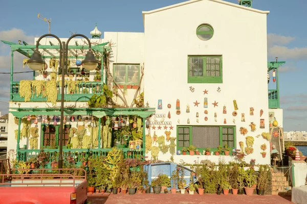 Punta Mujeres Spain January 2021 Rustical House Village Punta Mujeres — Stock Photo, Image