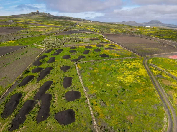 Paisagem Ilha Canária Lanzarote Espanha — Fotografia de Stock