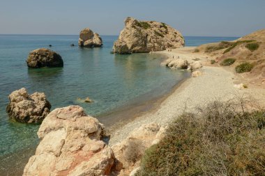 Kıbrıs 'ta Afrodit' in kaya ve plajına bak