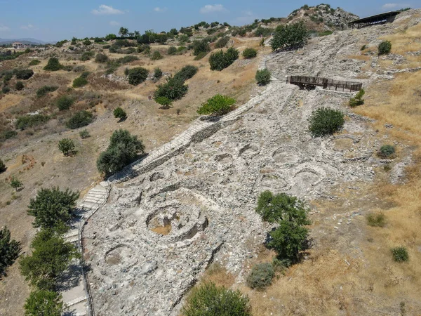 Neolithic Settlement Choirokoitia Cyprus Island Unesco World Heritage — Stock Photo, Image