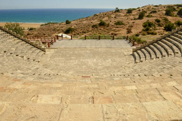 Teatro Greco Romano Kourion Ilha Chipre — Fotografia de Stock