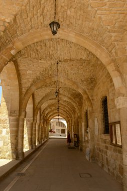 Larnaca, Kıbrıs - 19 Mayıs 2021: Kıbrıs Rum Kesimi 'ndeki Larnaka' da Aziz Lazarus Kilisesi