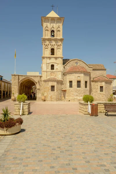 Larnaca Cypern Maj 2021 Kyrkan Saint Lazarus Vid Larnaca Cypern — Stockfoto