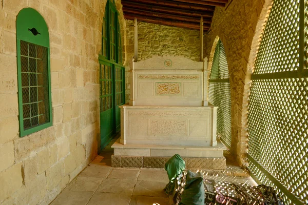 Umm Harams Grab Der Hala Sultan Tekke Moschee Auf Larnaka — Stockfoto