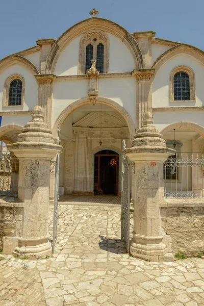 Lefkara Chipre Maio 2021 Igreja Aldeia Lefkara Chipre — Fotografia de Stock