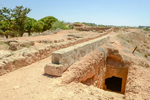 Tumba Del Rey Pafos Isla Chipre —  Fotos de Stock