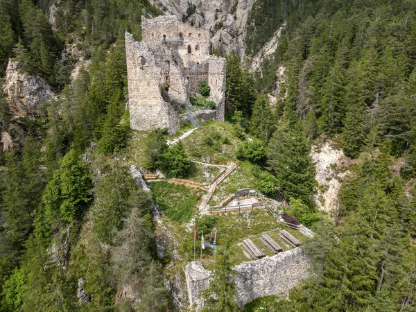 Las Ruinas Del Castillo Belfort Cerca Brienz Los Alpes Suizos —  Fotos de Stock