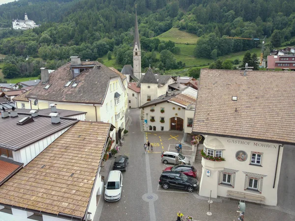 Burgeis Italia Julio 2021 Pueblo Tradicional Burgeis Tirol Del Sur — Foto de Stock