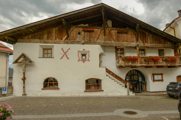 Burgeis Italia Julio 2021 Pueblo Tradicional Burgeis Tirol Del Sur — Foto de Stock