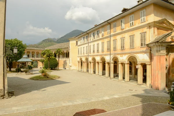 Sacro Monte Varallo Svatá Hora Známé Poutní Místo Itálii Seznam — Stock fotografie