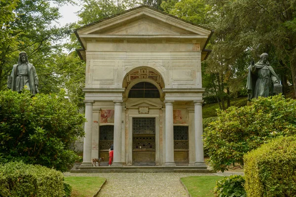 Varallo Szent Hegy Sacro Monte Híres Zarándokhely Olaszország Unesco Világörökség — Stock Fotó