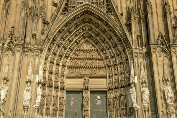 德国科隆大教堂的细节 — 图库照片