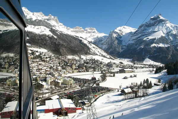 The village of Engelberg — Stock Photo, Image