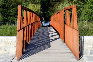 Erişim Lugano central park için köprü