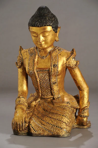 Statua birmana della regina — Foto Stock