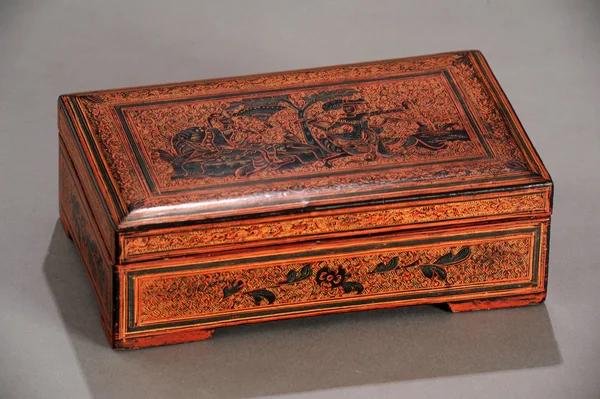 Handicraft box of Burma — Stock Photo, Image