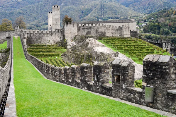 Il Forte di Castelgrande a Bellinzona — Foto Stock