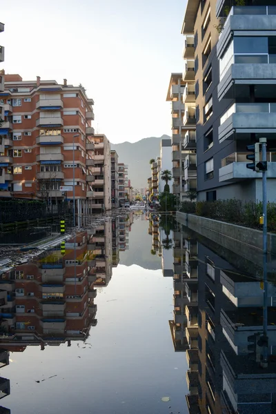 Inundación del lago Mayor en Locarno —  Fotos de Stock