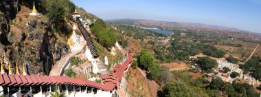 Pindaya mağara yolu