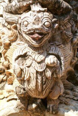 Antik şehir Innwa (Ava Bagaya manastırda detay