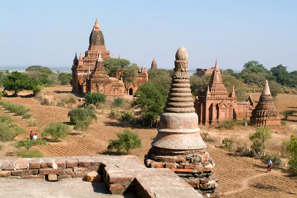 Quel tempio dell'anca kyar nel sito archeologico di Bagan — Foto Stock