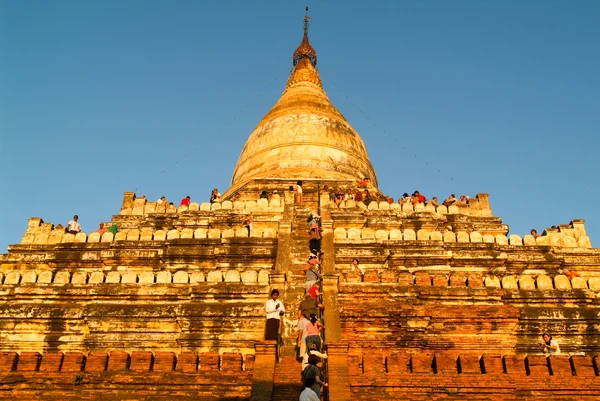 Shwesandaw temple in Myanmar — Stock Photo, Image