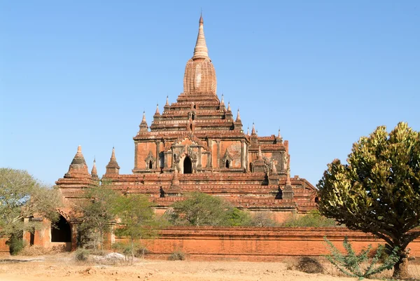 Templo de Sulamani no sítio arqueológico de Bagan — Fotografia de Stock