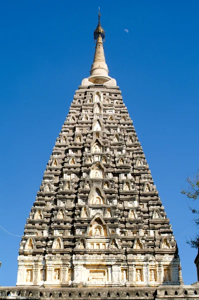 Templo Mahabodhi no sítio arqueológico de Bagan — Fotografia de Stock