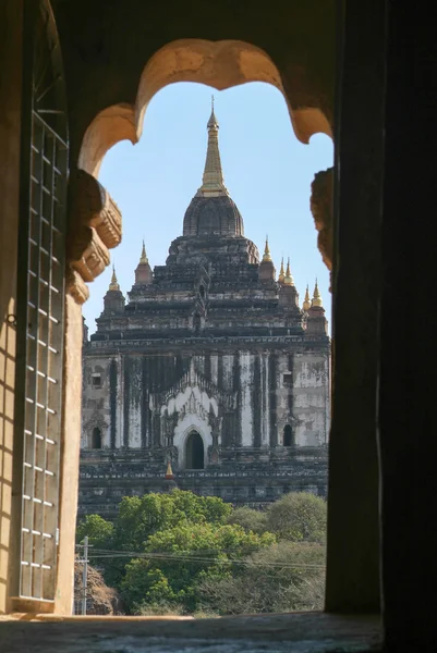 Thatbyinnyu temple at the archaeological site of Bagan — Stock Photo, Image