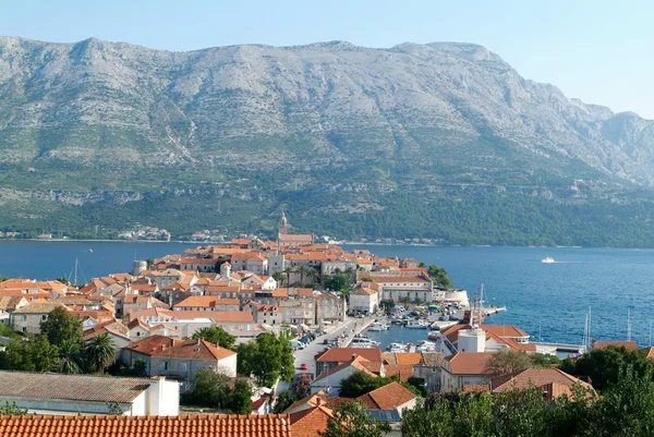 Gamla stan i Korcula — Stockfoto