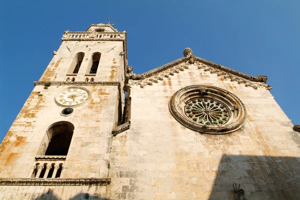San Marco church at the old town of Korcula — Stock Photo, Image