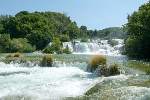 Wasserfälle im Nationalpark Krka — Stockfoto